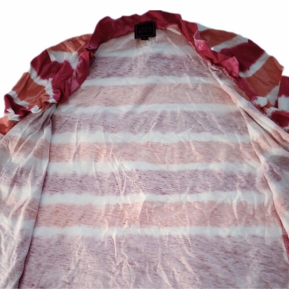 Colour Works Pink/Orange Tie Dye Cardigan sz S Womens - Picture 4 of 6